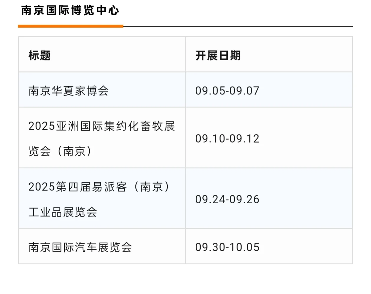 九月展会预告！九月华东华南展会一览表