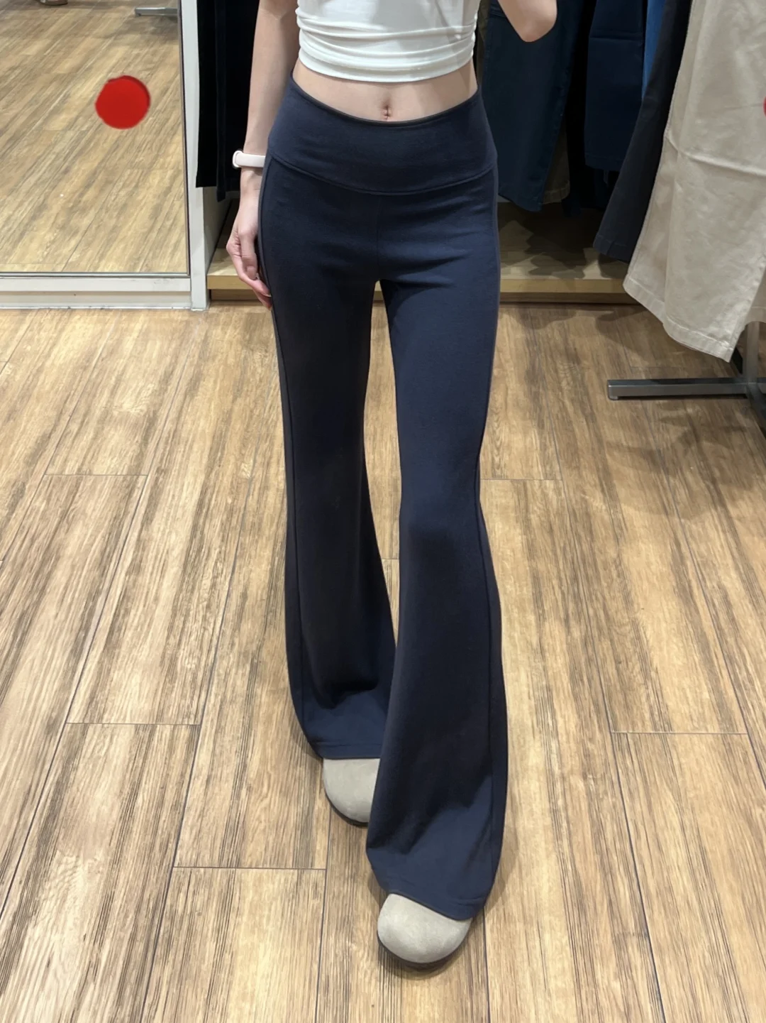 改版了7次才做出这种臀型好的微喇瑜伽裤啊！