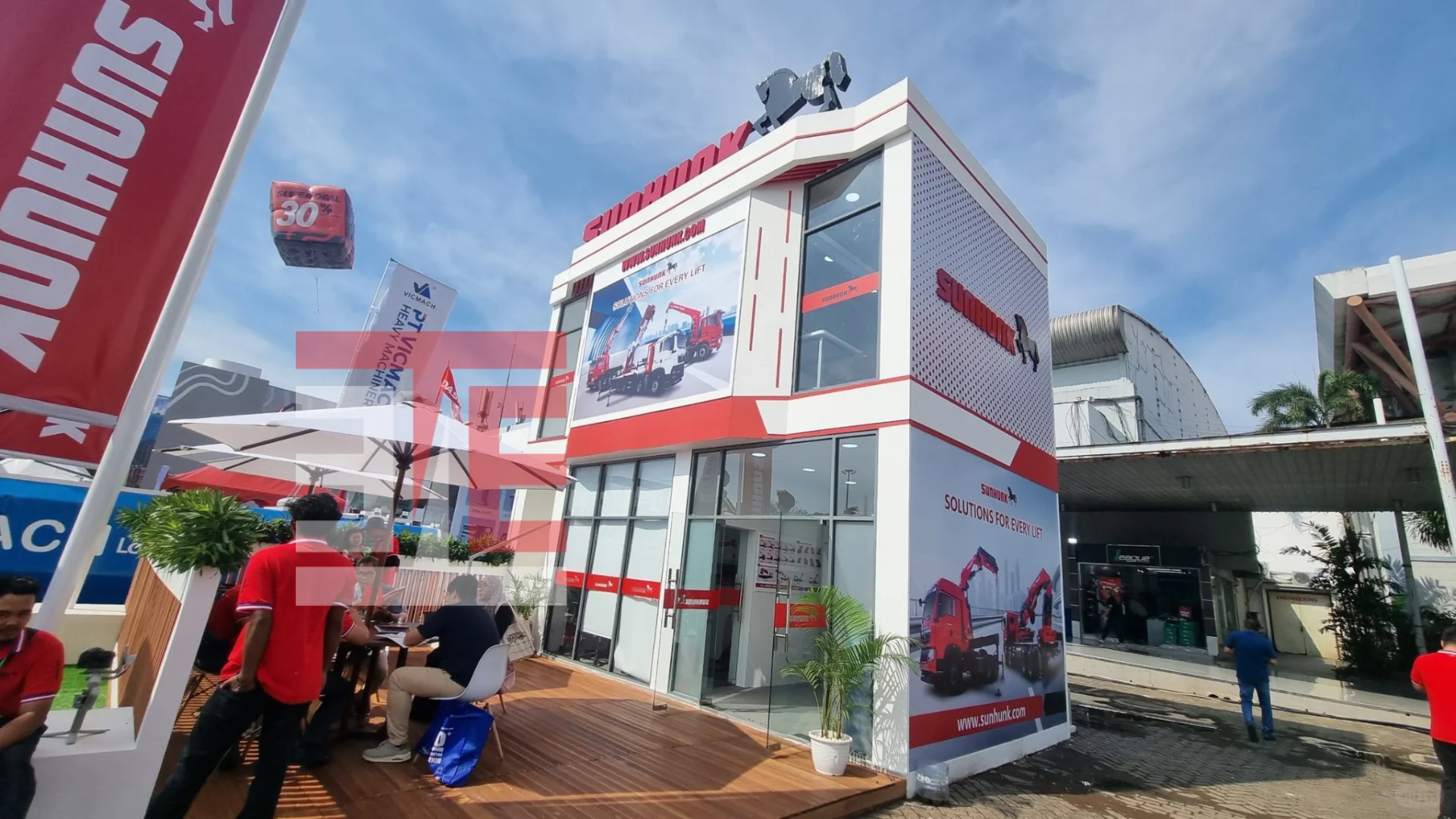 印尼雅加达矿业展览会 | 展台搭建