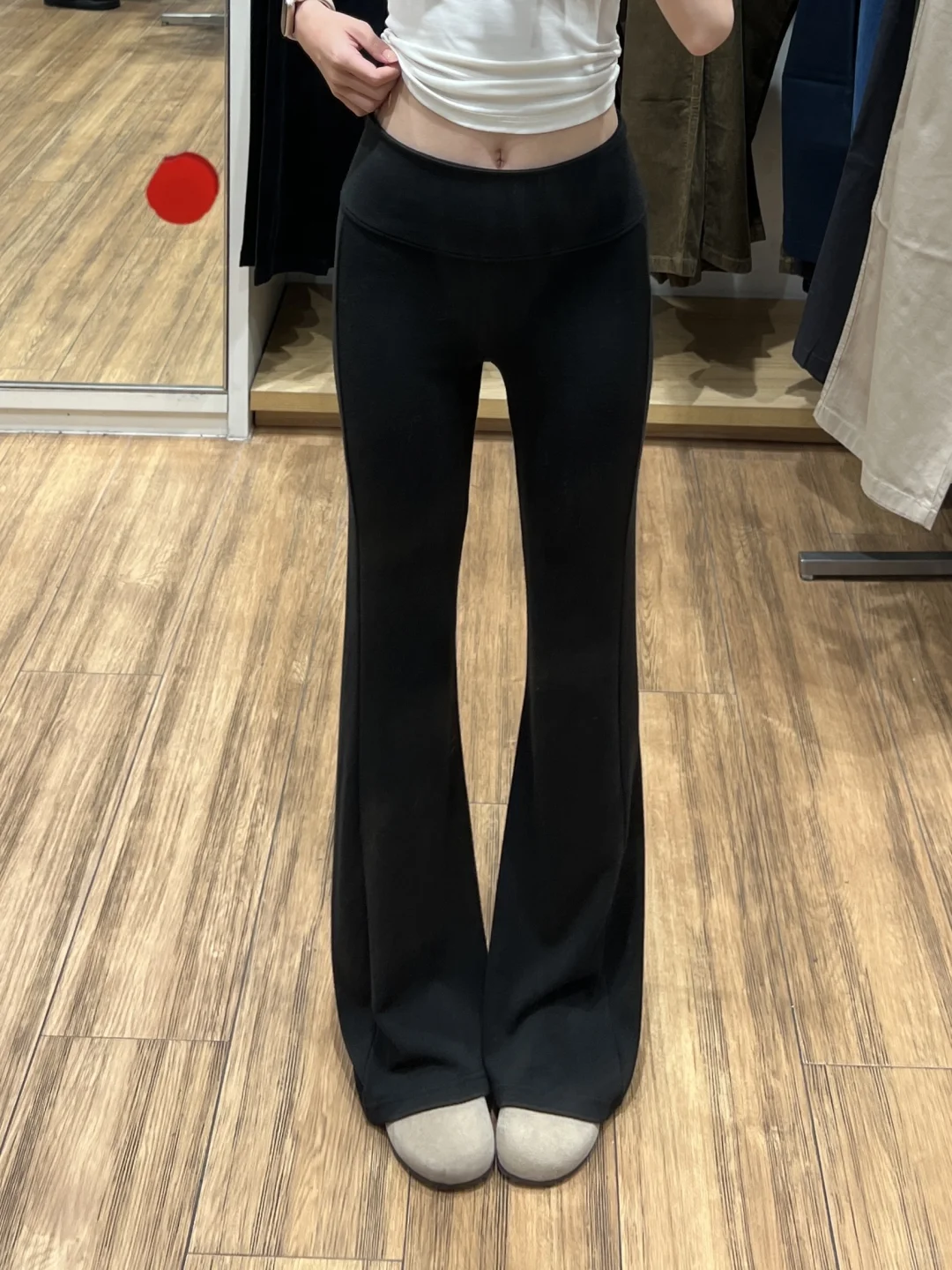 改版了7次才做出这种臀型好的微喇瑜伽裤啊！