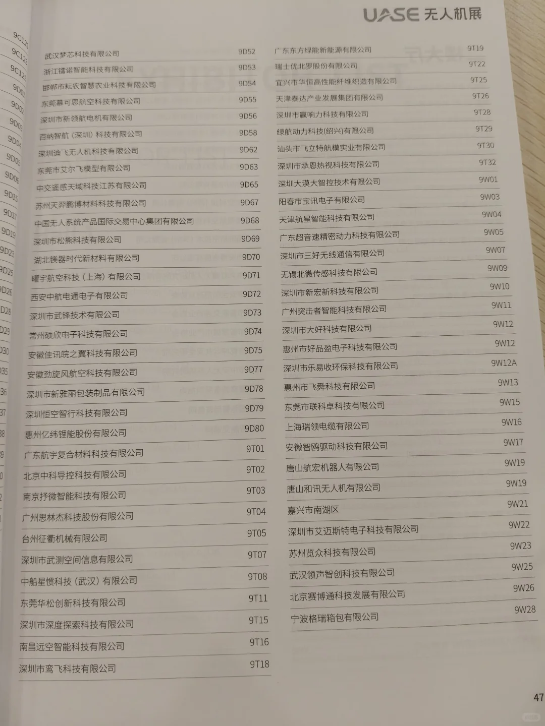 2025 深圳国际无人机展参展企业名单