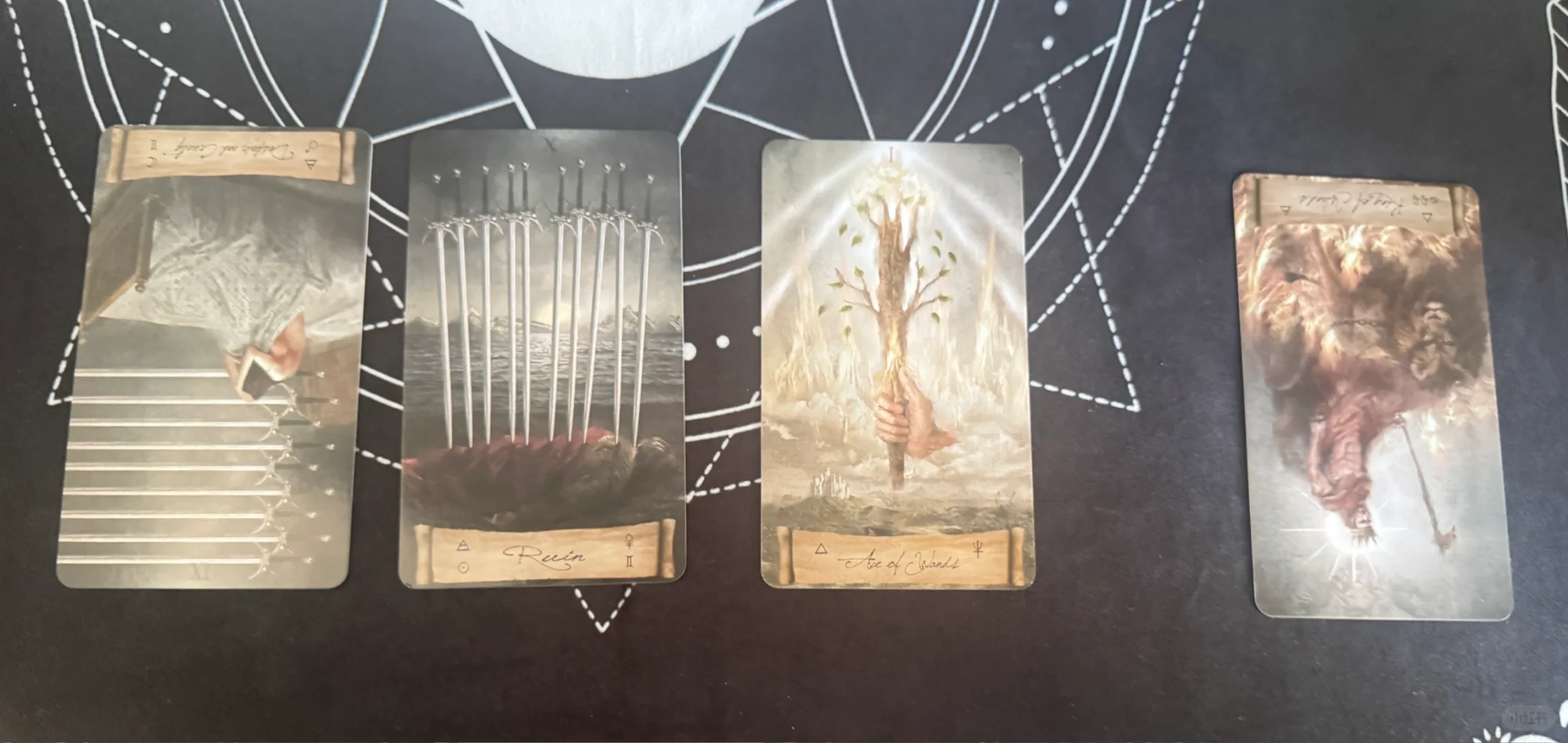 连续抽了好多次牌