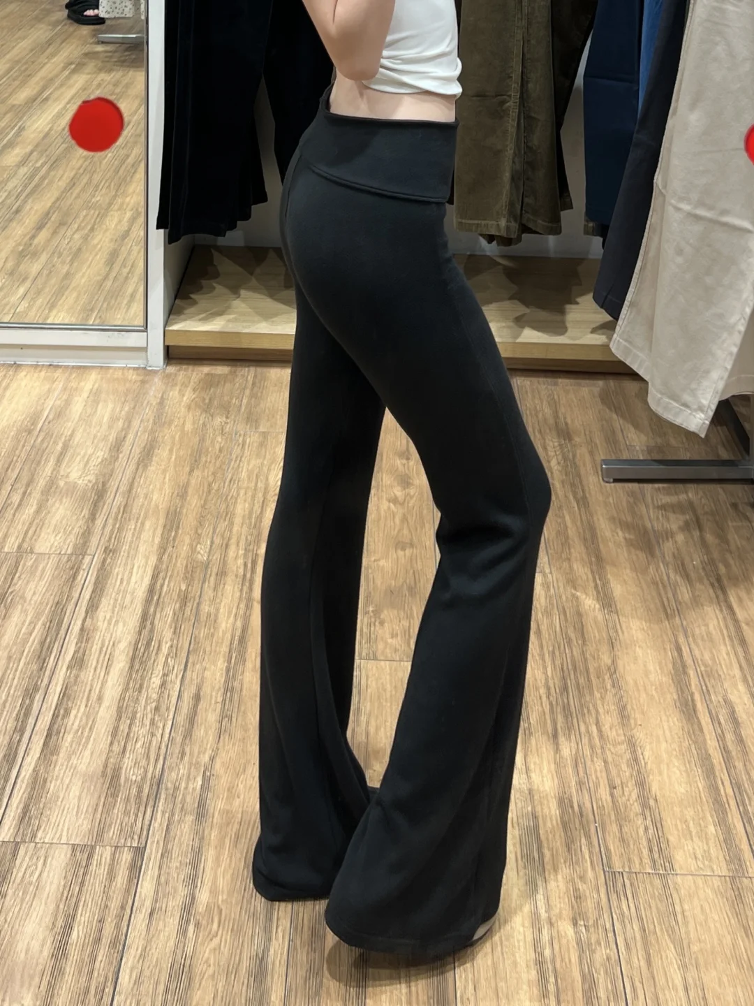 改版了7次才做出这种臀型好的微喇瑜伽裤啊！