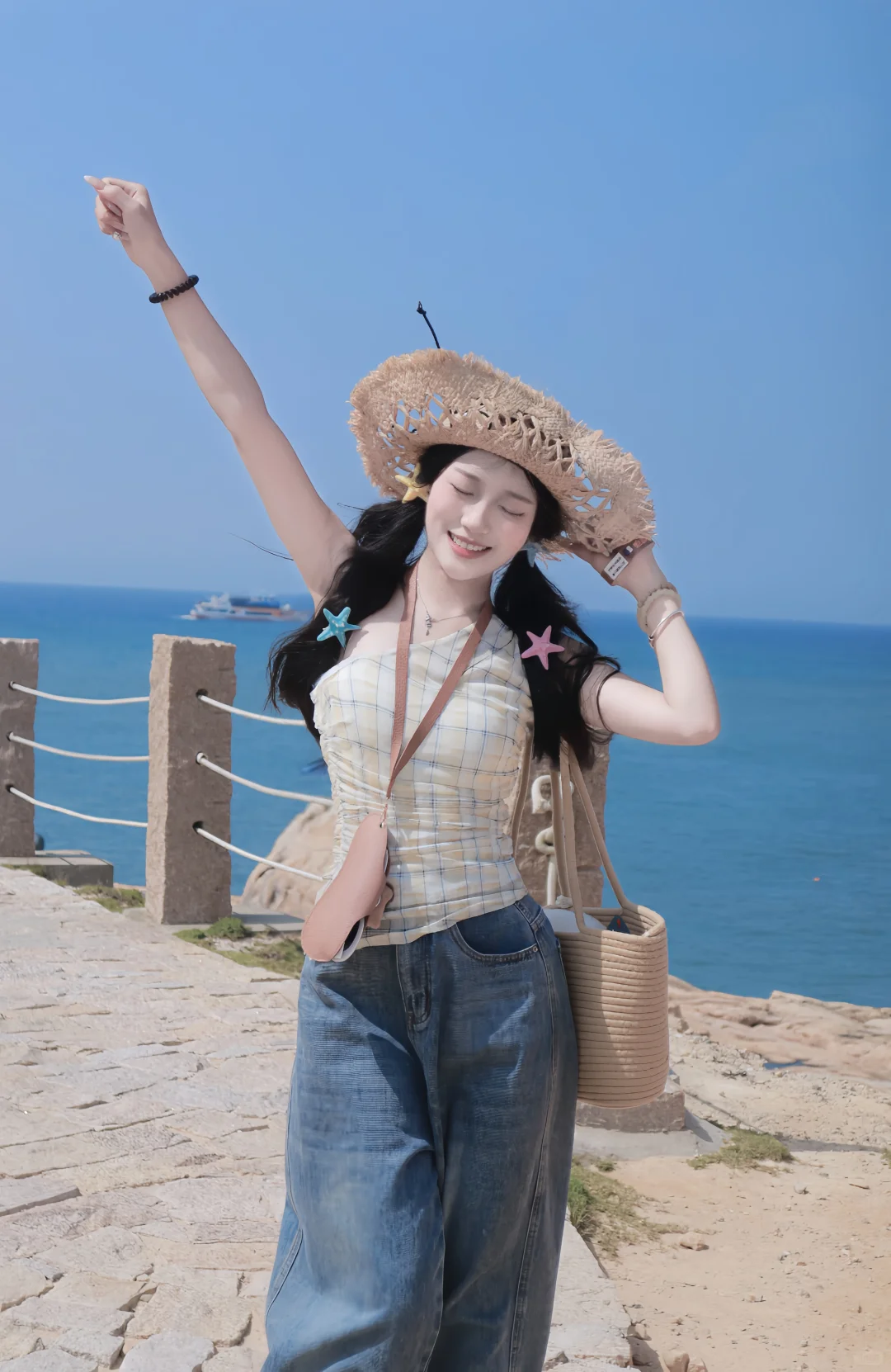 156/84｜海边穿搭合集来啦?每天不重样?