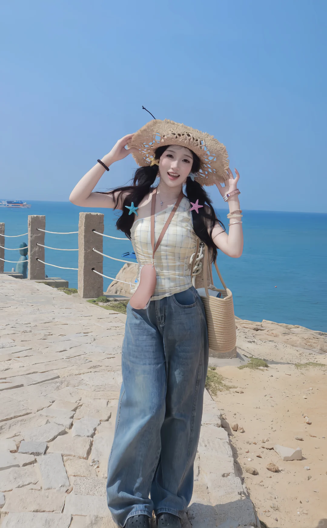 156/84｜海边穿搭合集来啦?每天不重样?