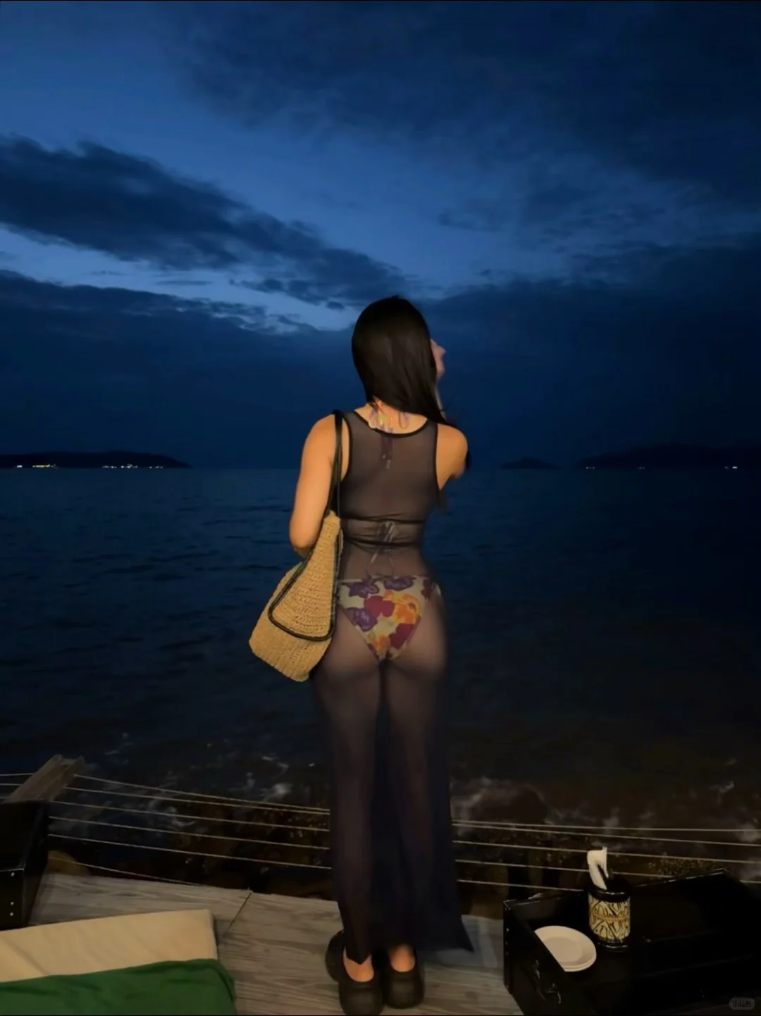 背影绝了 太出live了?