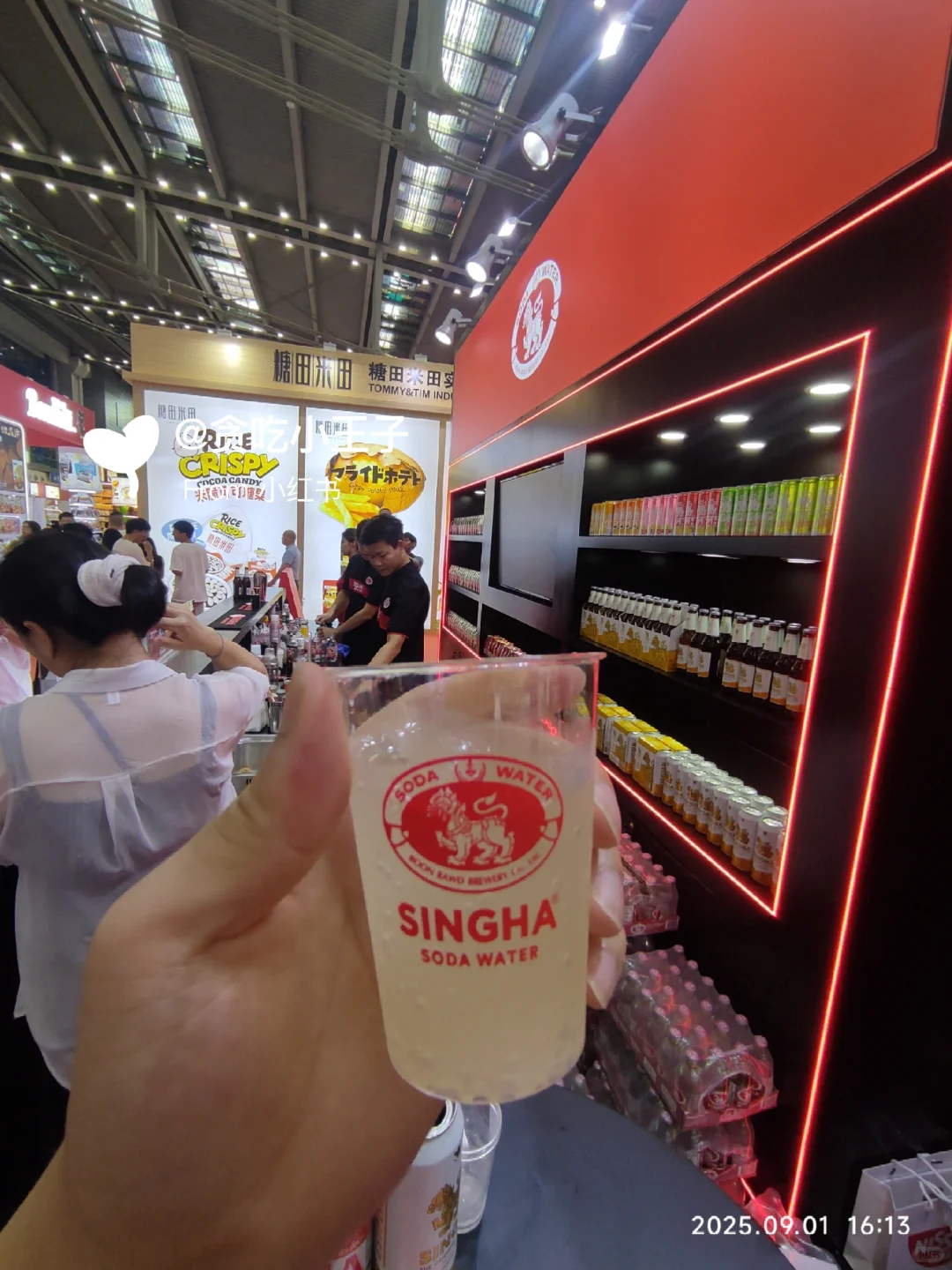 今年食品展只有试吃没有羊毛