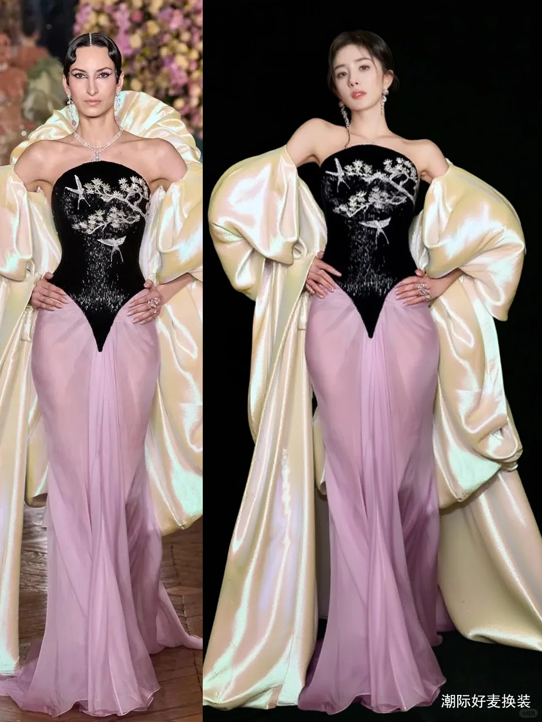 杨幂生日快乐，生日战袍哪条更好看