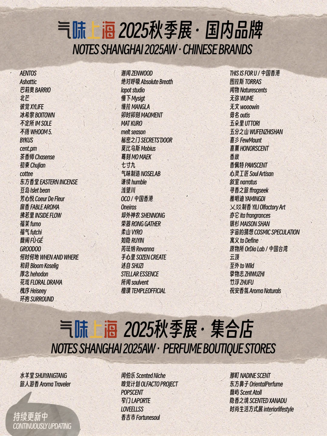 ?请你看展！第四届「气味上海」香水展来啦~
