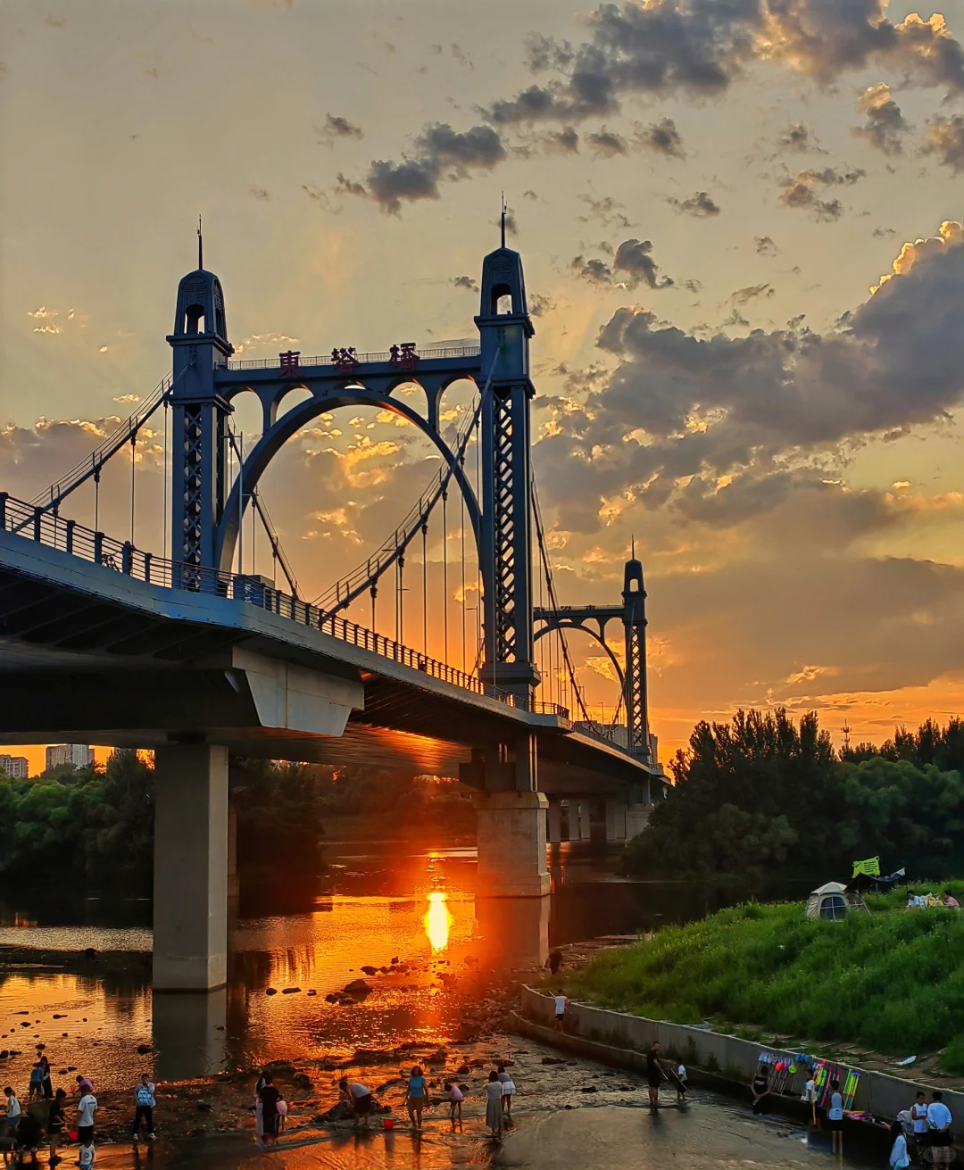 欧式风格 最美跨浑河桥（沈阳行之五）