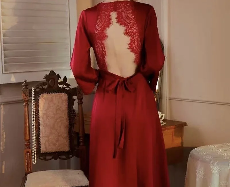 红色睡衣结婚战袍｜谁说战袍只能是礼服？?