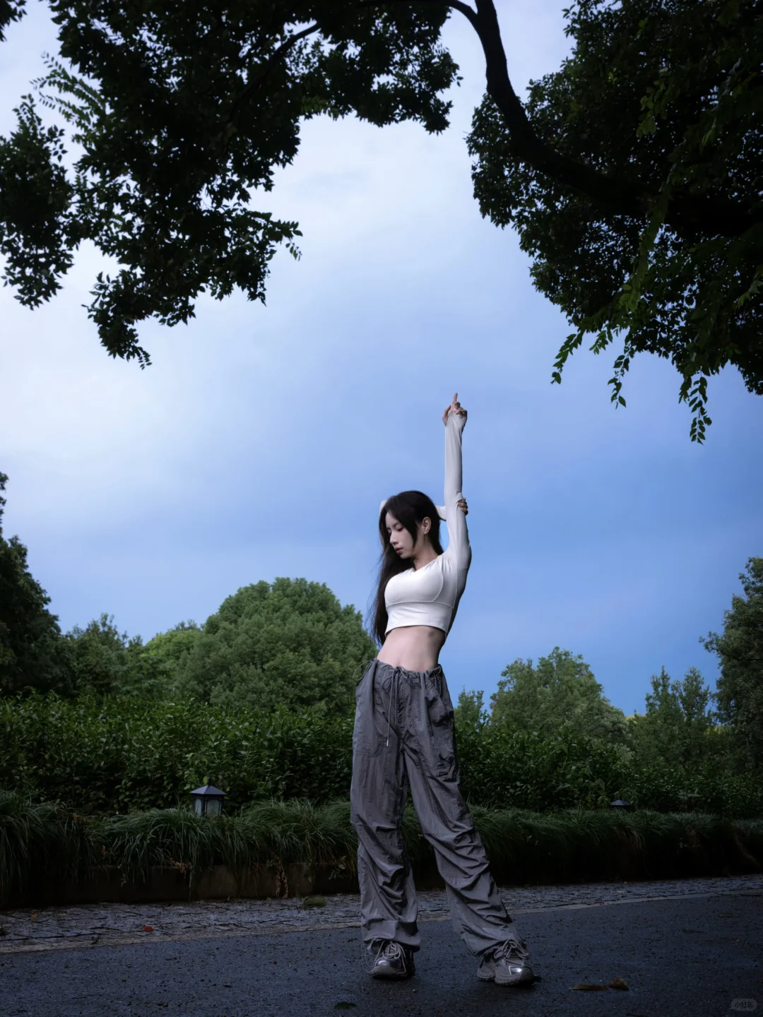 森林＋瑜伽服=生命力?