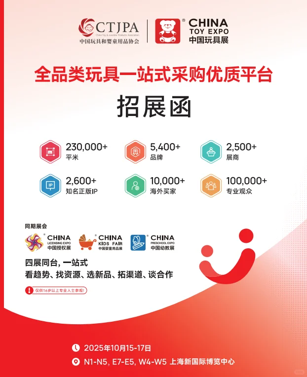 2025年10月中国玩具展CTE 报名入口