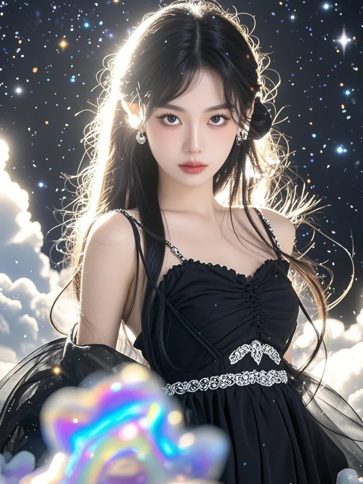 美丽女人，气质超凡，性感迷人