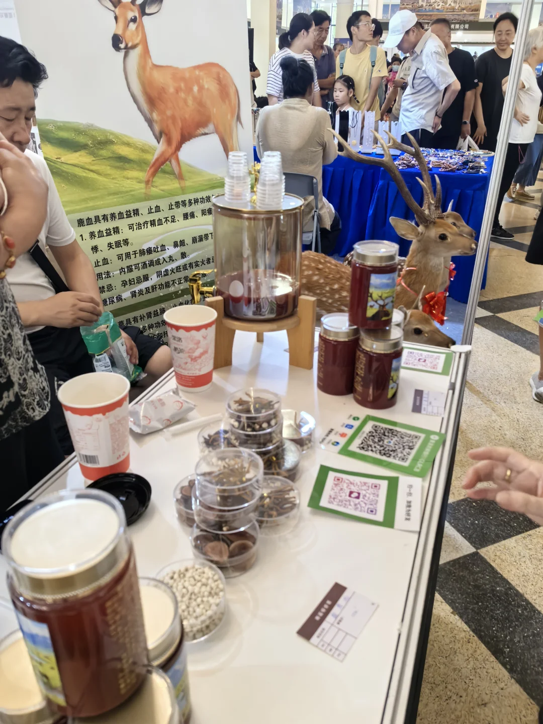上海各地美食展销会试吃