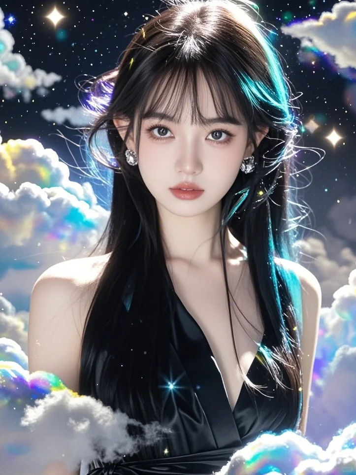 美丽女人，气质超凡，性感迷人