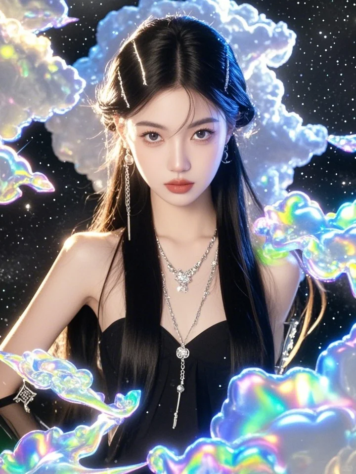 美丽女人，气质超凡，性感迷人