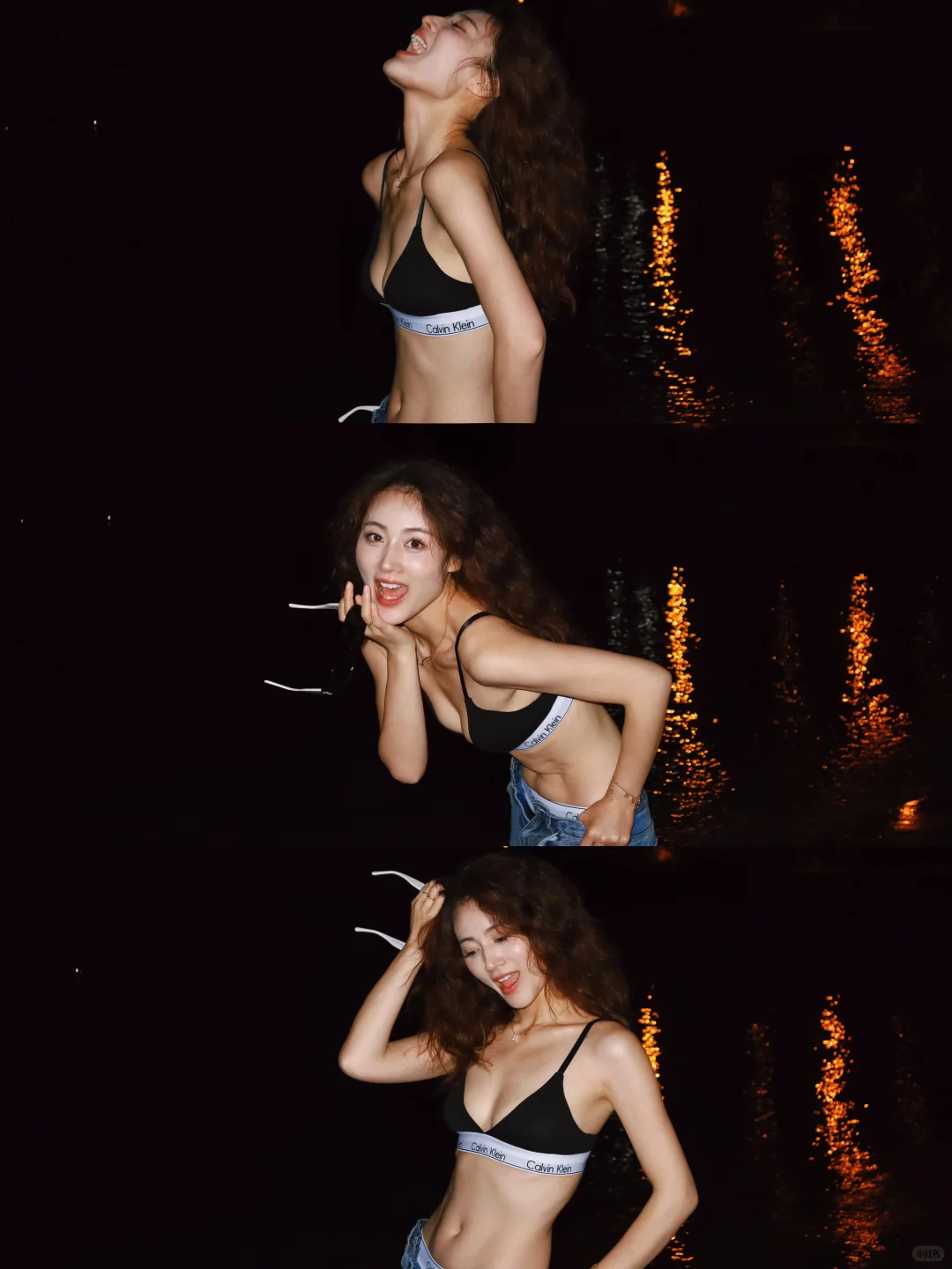 在海边?CK➕牛仔裤穿搭｜舒服松弛又出片?