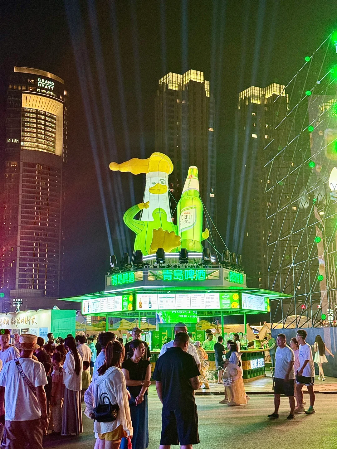 大连人过夏天的快乐，星海啤酒嘉年华太热闹