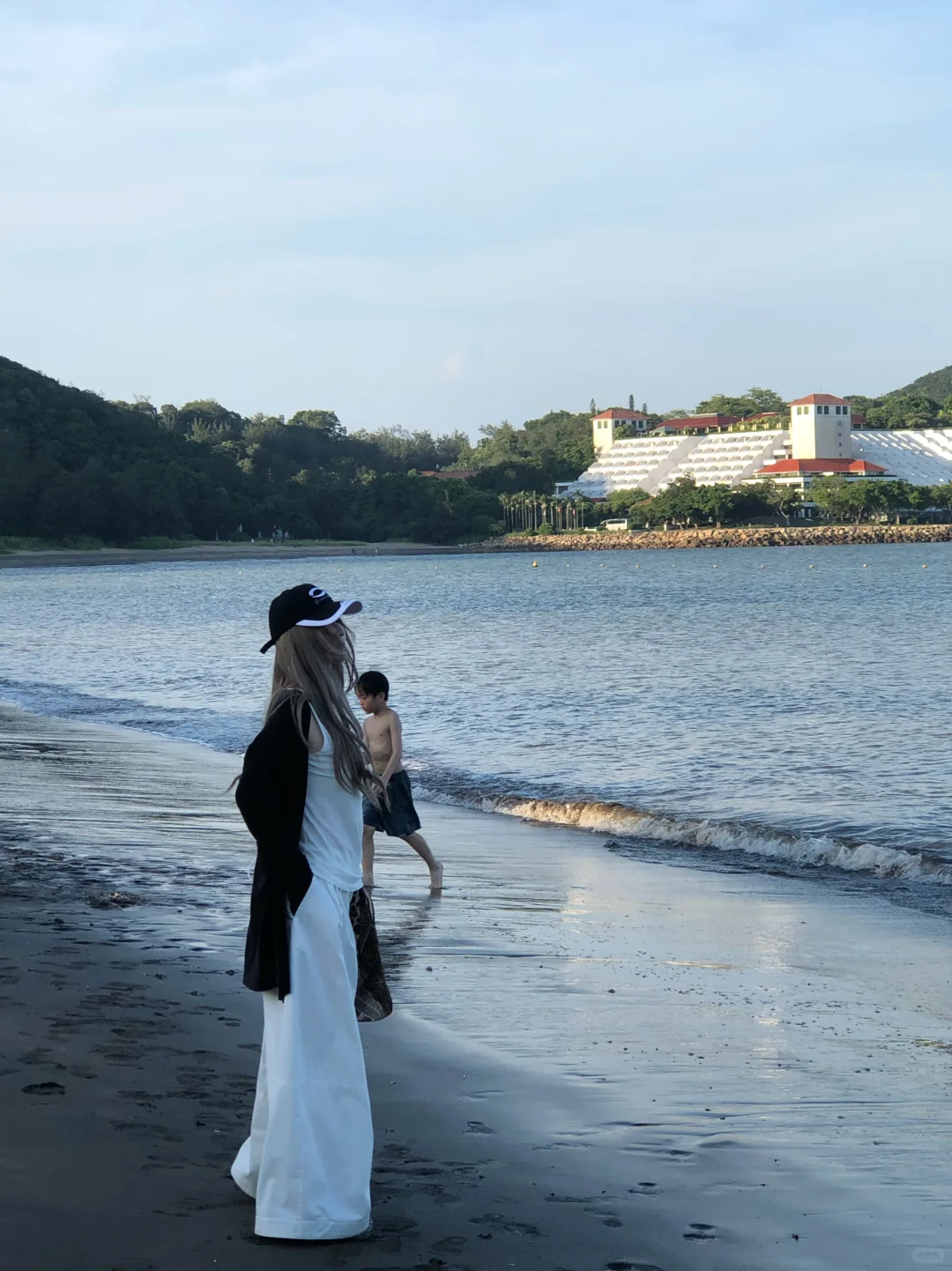 OOTD｜去海边这样穿真的很松弛！！！