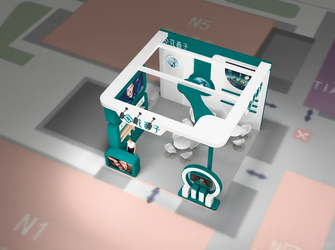 6x6展台模型【blender】