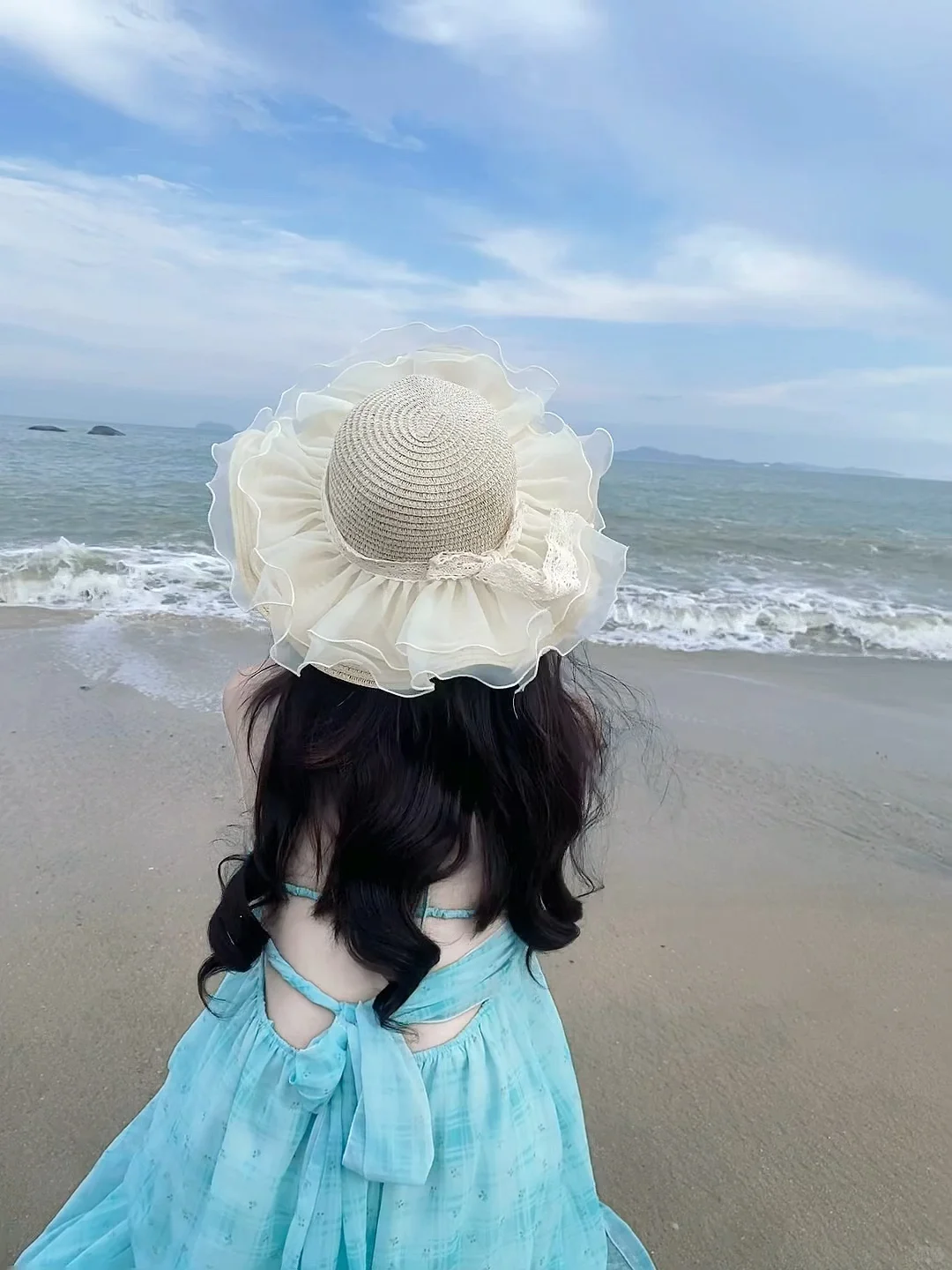 海边拍照姿势！