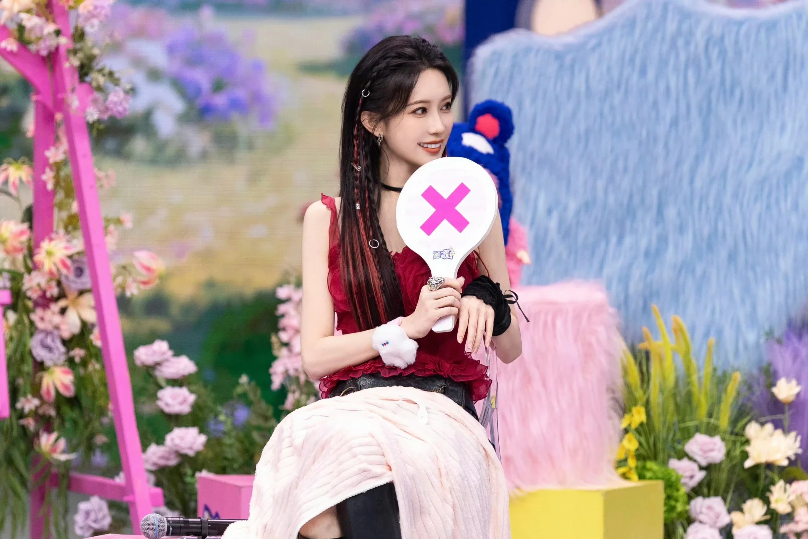 孟子义hi6旗袍造型✨明艳生姿，妩媚动人~