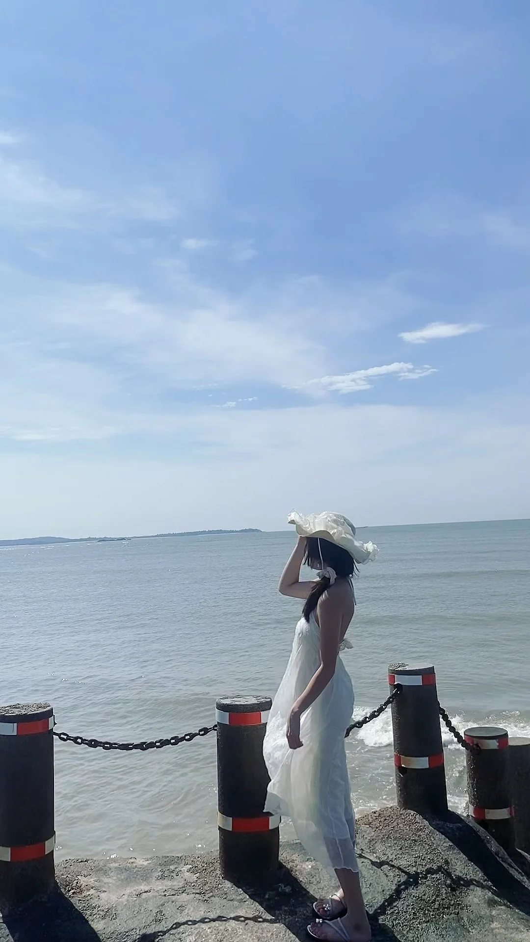 海边拍照姿势！