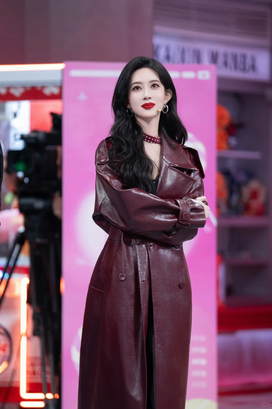 孟子义hi6旗袍造型✨明艳生姿，妩媚动人~