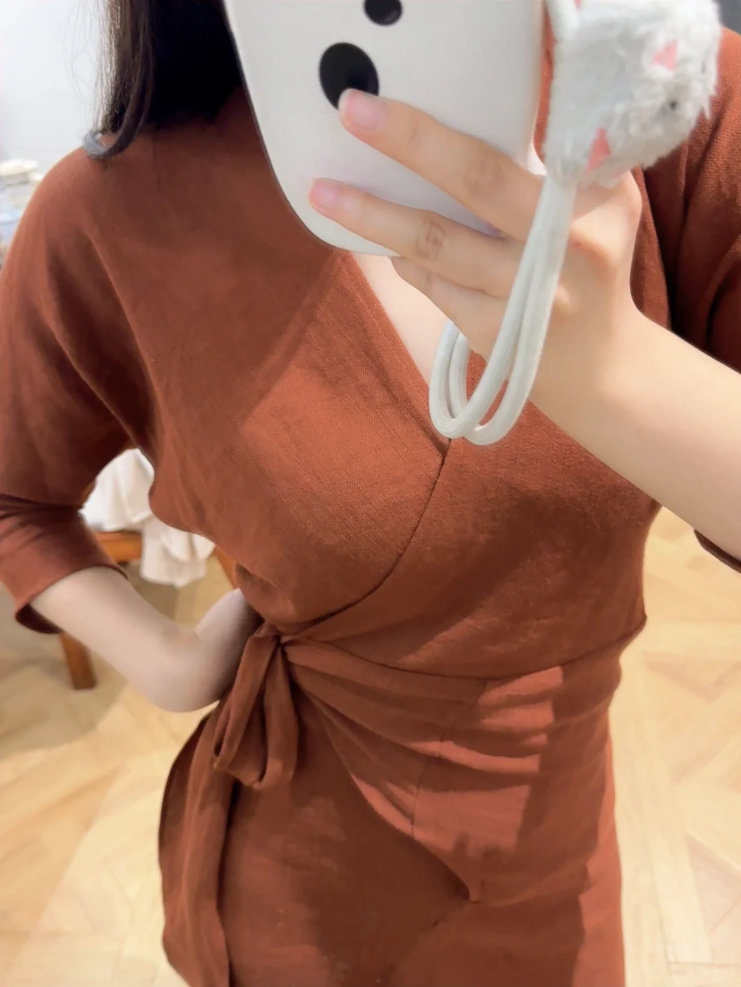 心水的人妻感bonito亚麻裙