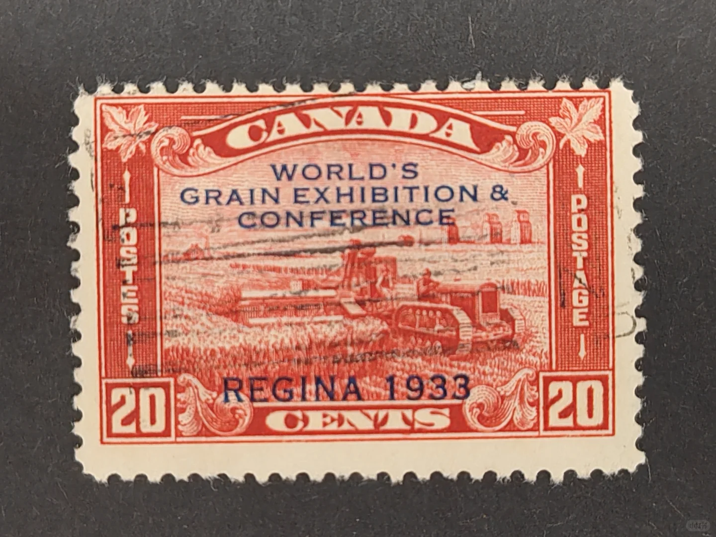 首届世界谷物展览会暨会议纪念邮票