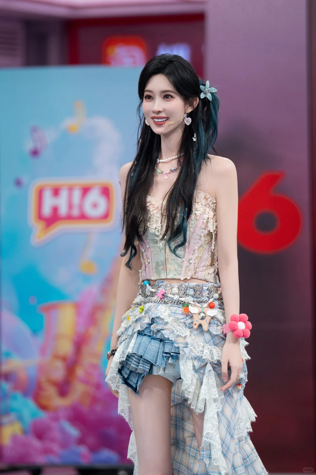 孟子义hi6旗袍造型✨明艳生姿，妩媚动人~