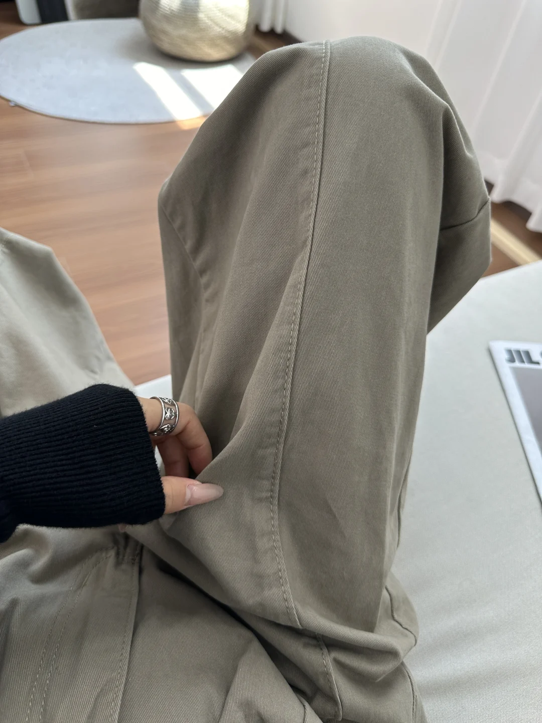 针织毛衣➕山本垂垂裤！早秋这么穿太舒服啦！！