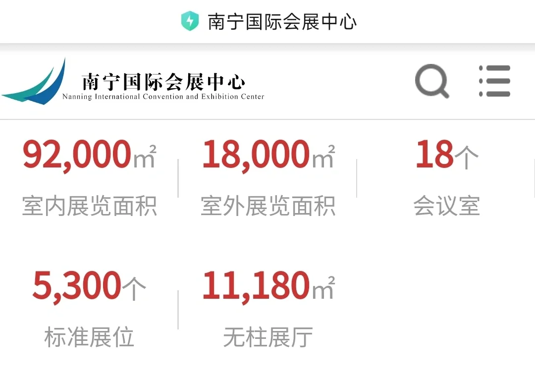 南宁国际会展中心 国内第34个UFI展馆成员