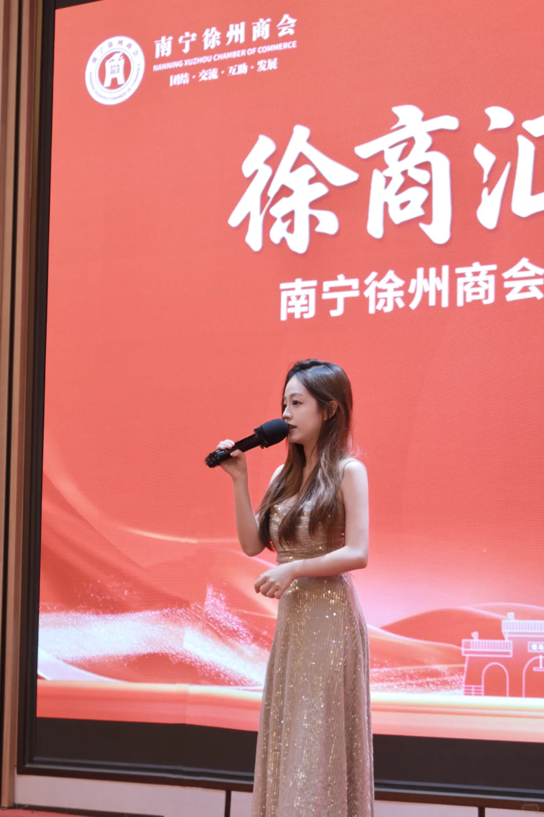 南宁演绎女歌手?招商会篇 重要场合的仪式
