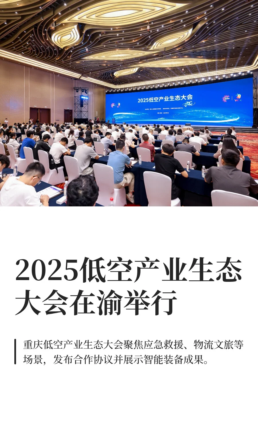 2025低空产业生态大会在渝举行