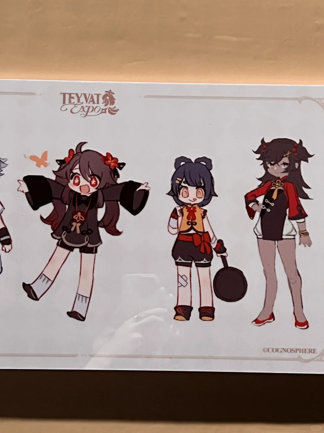 原神巴黎expo女角色设定图一览