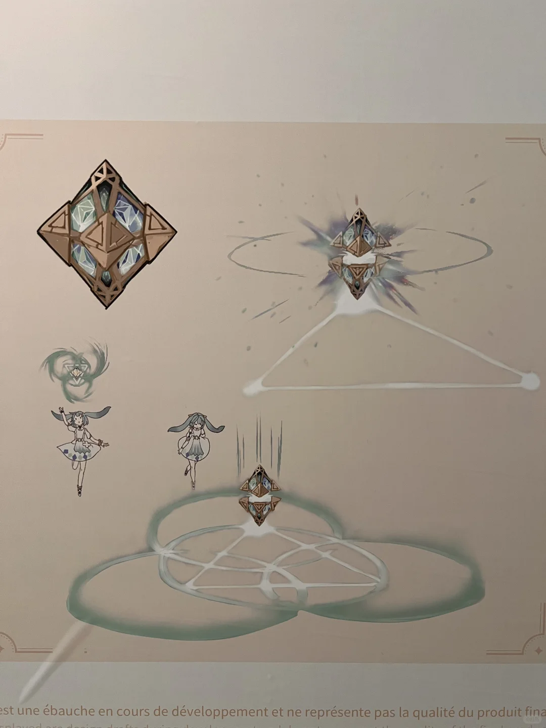 原神巴黎expo女角色设定图一览