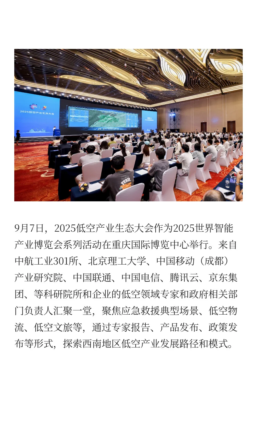 2025低空产业生态大会在渝举行