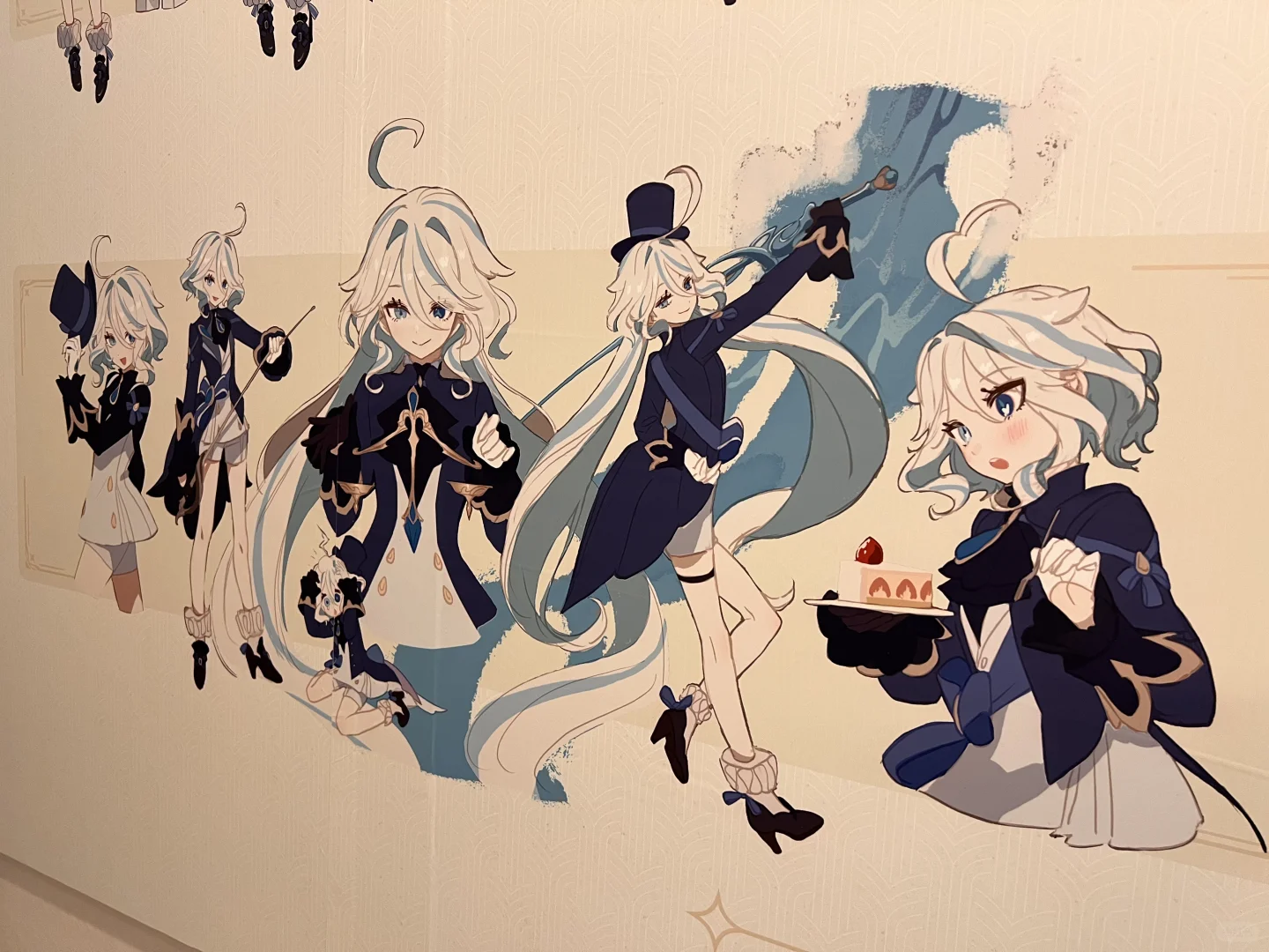 原神巴黎expo女角色设定图一览