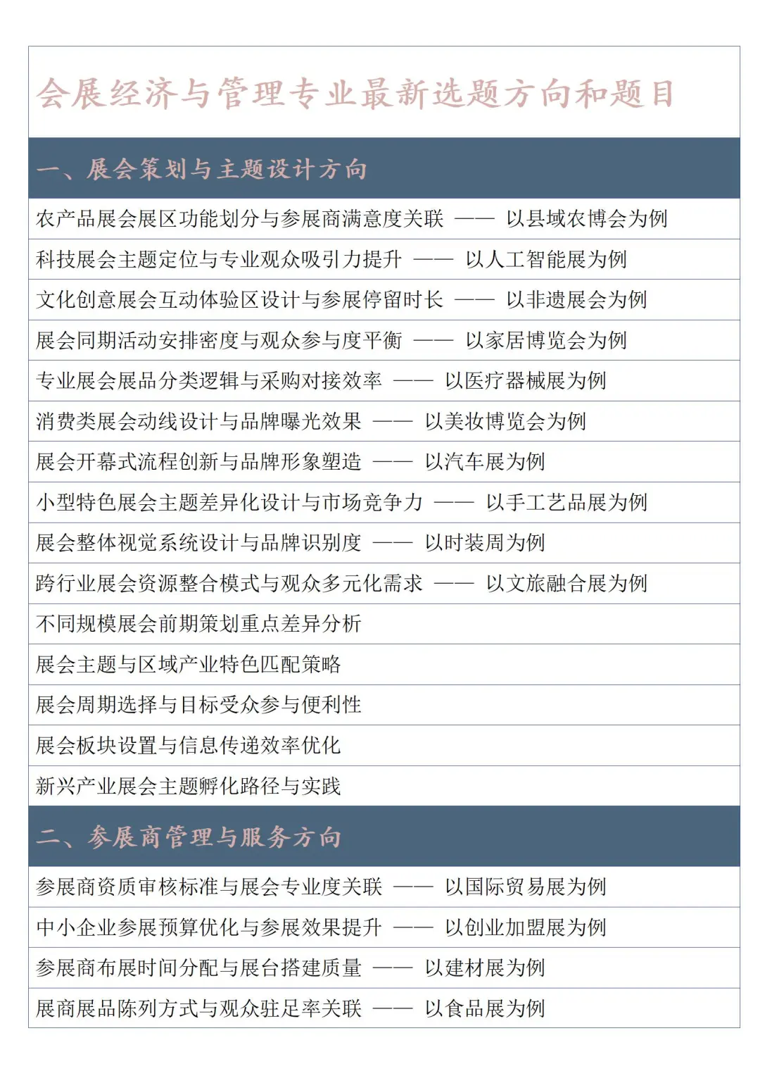 真心想让所有学会展经济管理的宝子都刷到啊