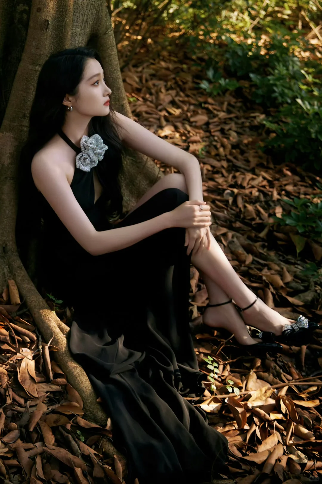 关晓彤 开衩及腰 腿长两米