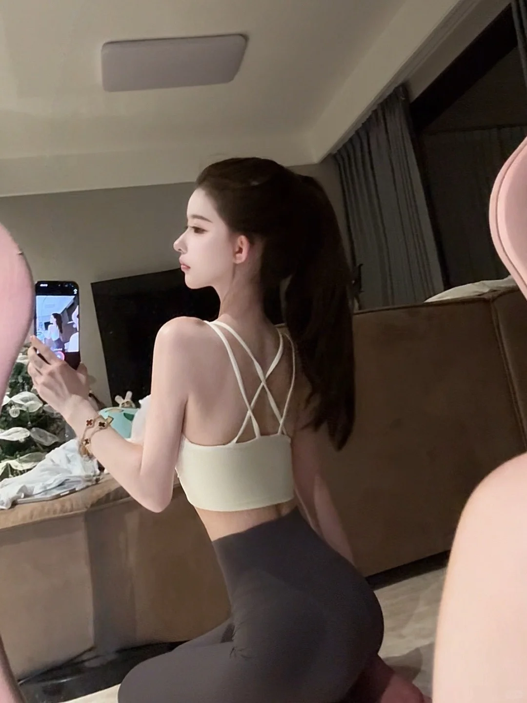 瑜伽裤穿了哦～