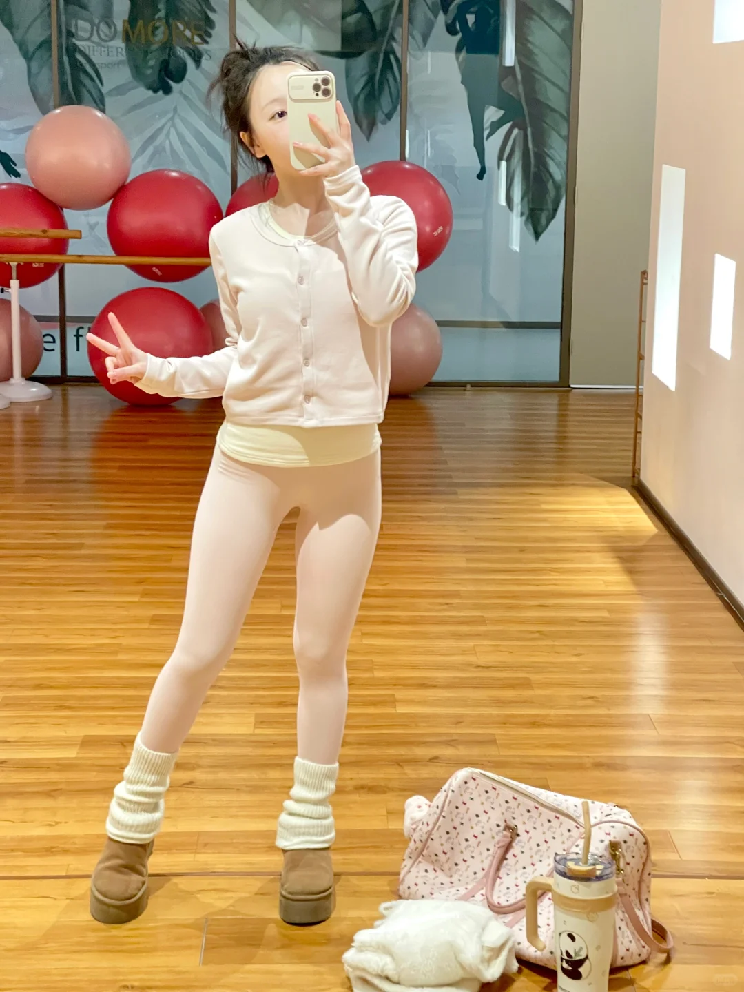 粉嫩秋冬瑜伽合集 | 差生文具巨多！！！