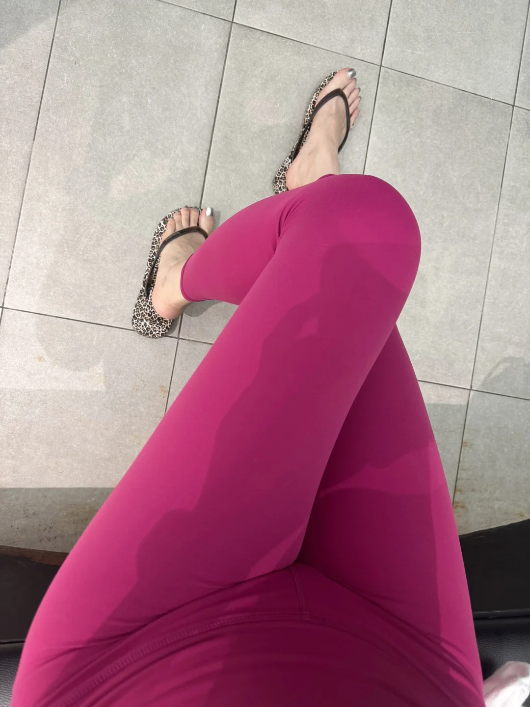 火龙果色系瑜伽裤！舒适好穿呀～～～