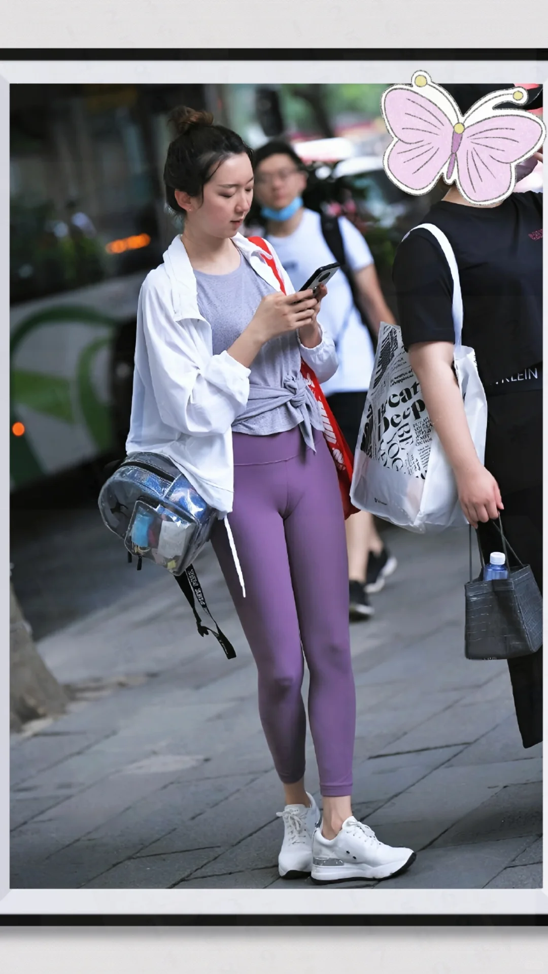 哇！这瑜伽裤搭配简直绝绝子！