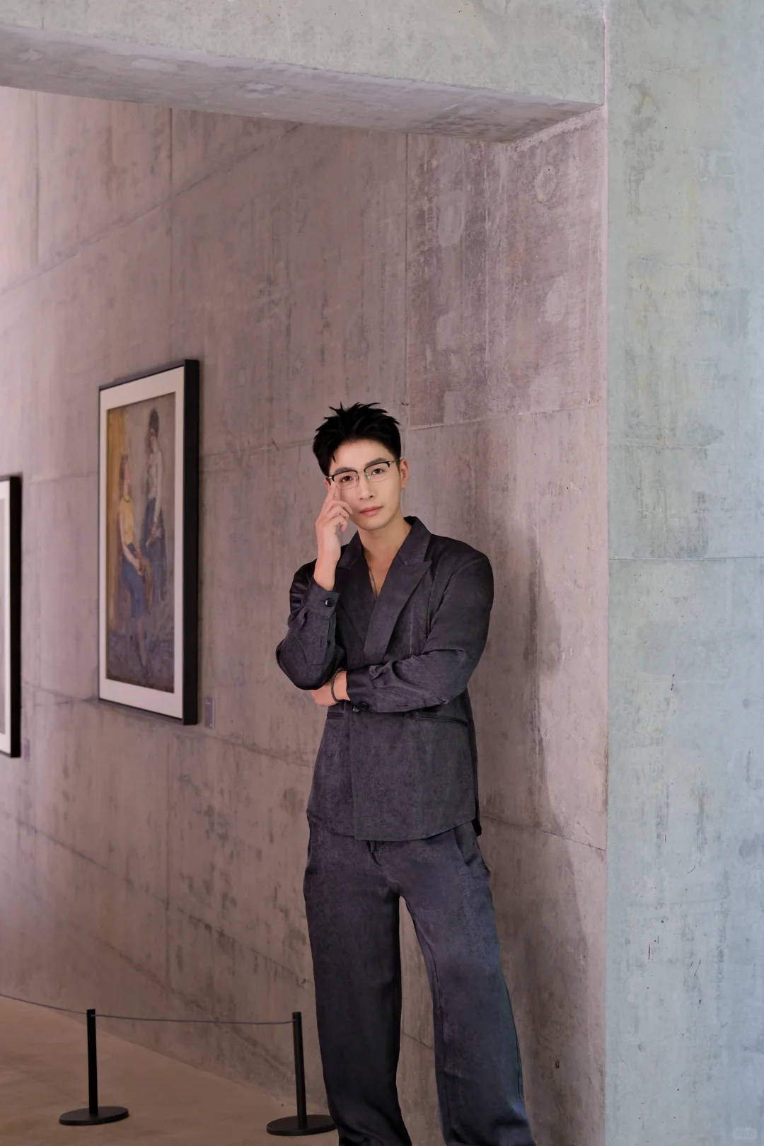 看展被误认为艺术展特邀嘉宾