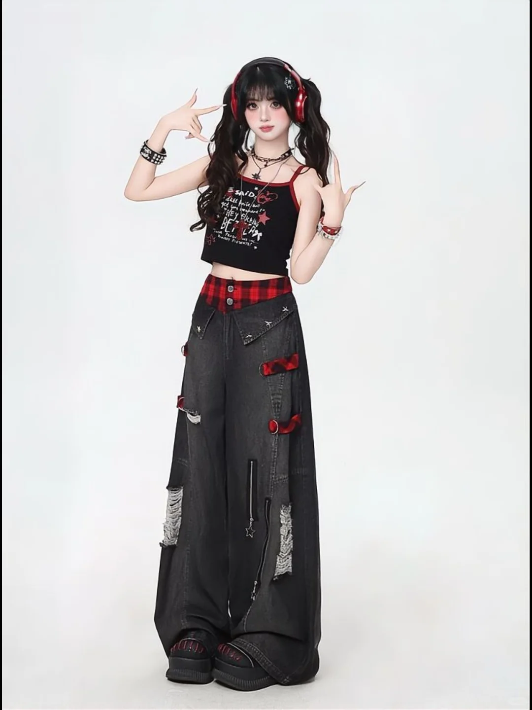 暴击流穿搭❗️一周不重样的甜酷y2k穿搭