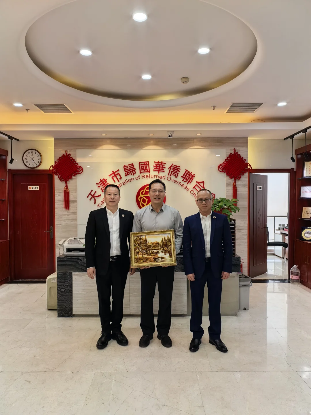 拜访天津贸促会，天津商会，天津侨联