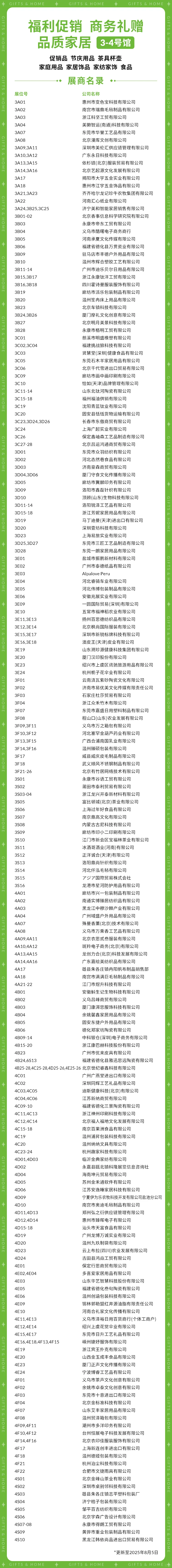 北京礼品展名录一览